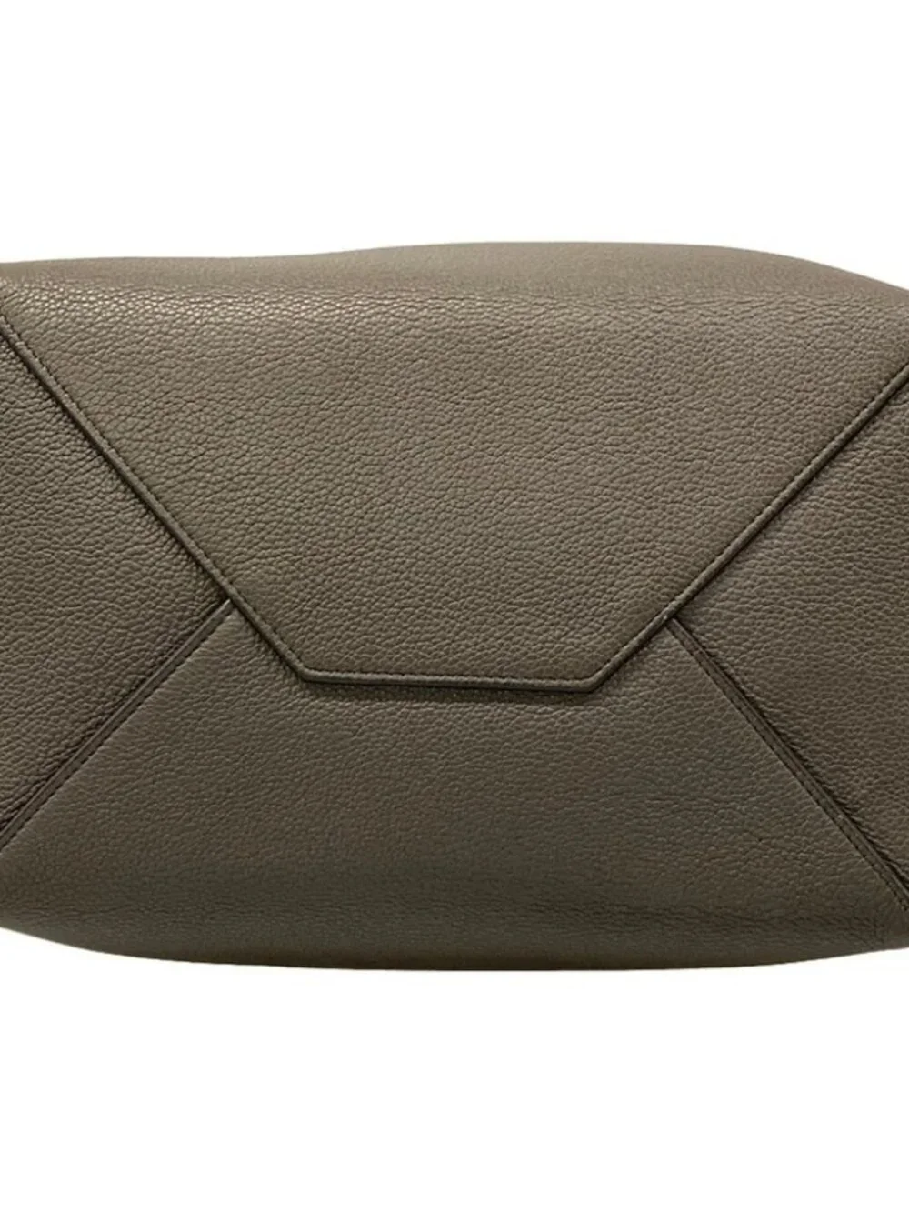 CELINE Cabas Phantom Small With Belt Gray Soft grained calfskin Tote Bag